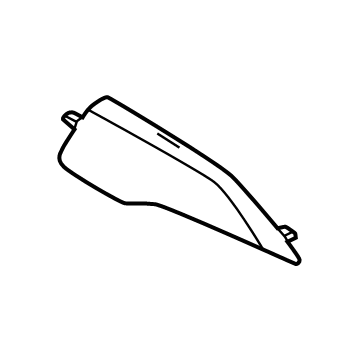 GM 26486403 Panel, Floor Console 26486403 GM Panel, Floor Console Illustration 1 of 1