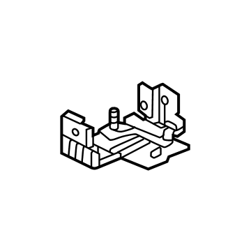 26393542 GM Bracket, Floor Console, Front Illustration 1 of 1
