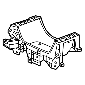 GM 26500116 Tray, Floor Console, Jet Black 26500116 GM Tray, Floor Console, Jet Black Illustration 1 of 1