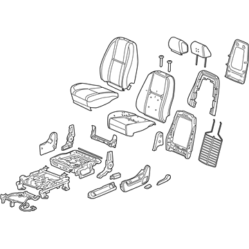 Chevy 15904216 Seat Assembly