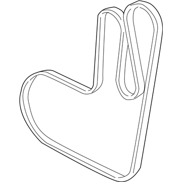 Chevy Cobalt V-Belt - 12585151