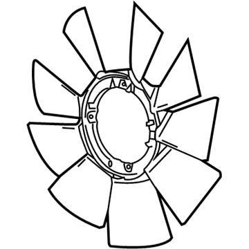 Chevy 25838898 Fan Blade