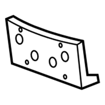 25827947 GM License Bracket Illustration 1 of 1