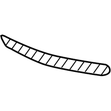 GM 10371589 Bumper Grille 10371589 GM Bumper Grille Illustration 1 of 1