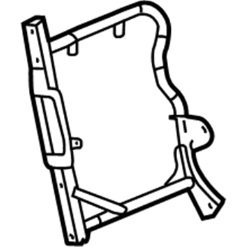 88978384 GM Seat Back Frame Illustration 1 of 1