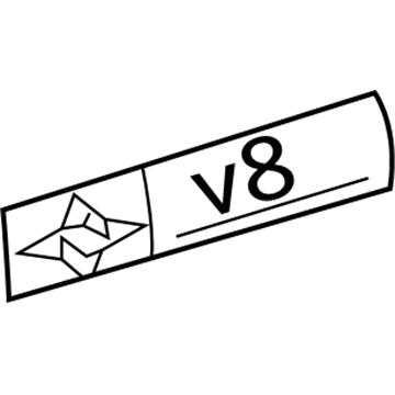 Cadillac 10334040 Nameplate