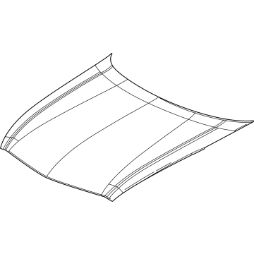 GM 86803571 Hood 86803571 GM Hood Illustration 1 of 1