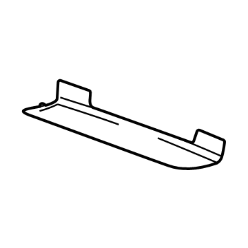 84526183 GM Rear Cover, Black Illustration 1 of 1