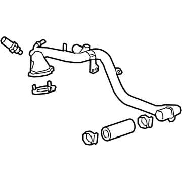 GM 12701679 Water Outlet 12701679 GM Water Outlet Illustration 1 of 1