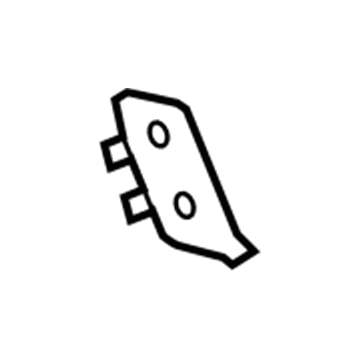 25801337 GM Upper Panel Baffle, Rear Inner Illustration 1 of 1
