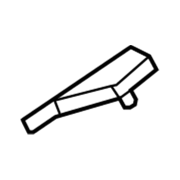 GM 20890212 Lock Pillar Reinforcement Filler, Rear Passenger Side 20890212 GM Lock Pillar Reinforcement Filler, Rear Passenger Side Illustration 1 of 1