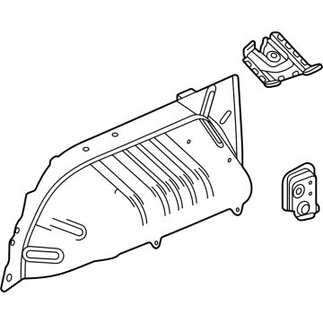 GMC Hummer EV SUV Fender Splash Shield - 84909234