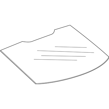 Buick 39118550 Lift Gate Glass