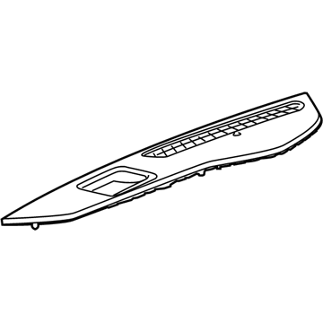 GM 23188184 Defroster Panel 23188184 GM Defroster Panel Illustration 1 of 1