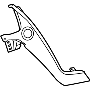GM 23165000 Lower Pad, Black 23165000 GM Lower Pad, Black Illustration 1 of 1