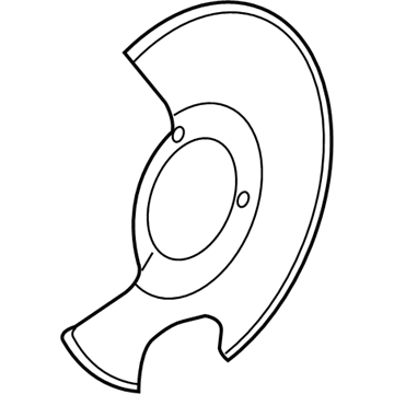 Chevy 23334435 Splash Shield