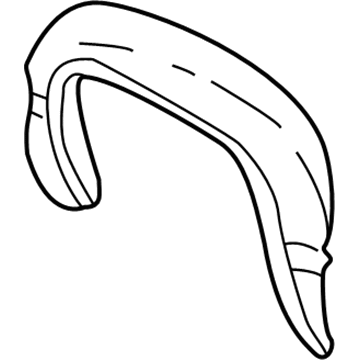 15723521 GM Flare, Black, Rear Driver Side Illustration 1 of 1
