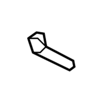 15232600 GM Recline Handle, Titanium, Passenger Side Illustration 1 of 1