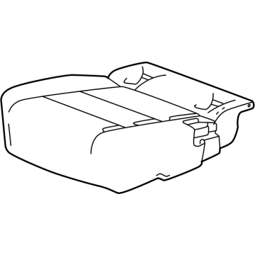26554721 GM Cover Assembly-Rear Seat Cushion *Backen Blackk Illustration 1 of 1