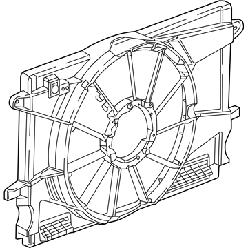 Chevy Cruze Fan Shroud - 39009025