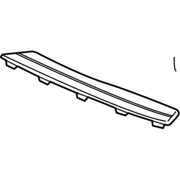 GM 12335704 Step Pad, Rear 12335704 GM Step Pad, Rear Illustration 1 of 1
