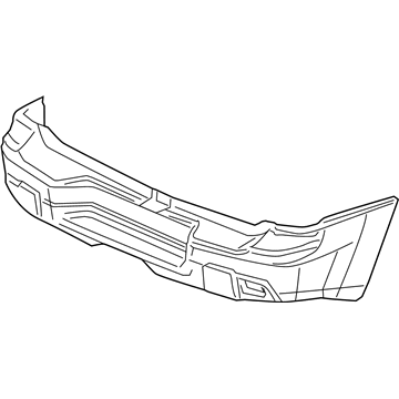 GM 12335703 Bumper Cover 12335703 GM Bumper Cover Illustration 1 of 1