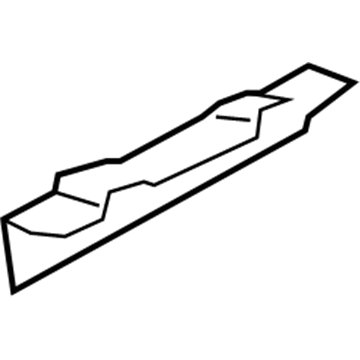 GM 15128531 Side Bracket, Rear Driver Side 15128531 GM Side Bracket, Rear Driver Side Illustration 1 of 1