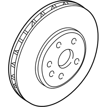 Cadillac STS Brake Rotor - 88964102