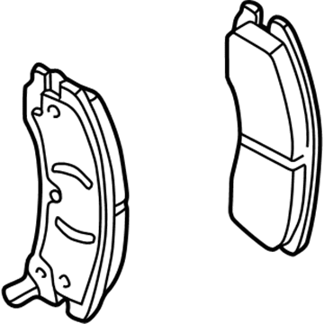 Chevy Camaro Brake Pads - 89047725