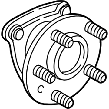 Cadillac Wheel Hub - 12413103