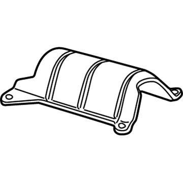GM 21994154 Heat Shield 21994154 GM Heat Shield Illustration 1 of 1
