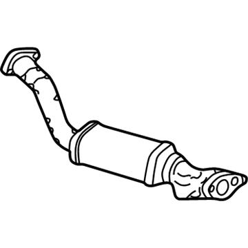 GM 10343185 Catalytic Converter 10343185 GM Catalytic Converter Illustration 1 of 1