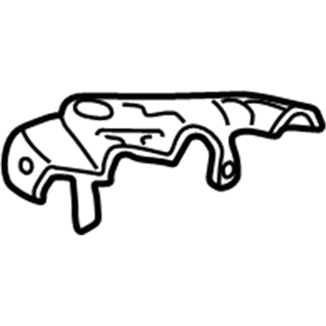 GM 12588277 Heat Shield, Passenger Side 12588277 GM Heat Shield, Passenger Side Illustration 1 of 1