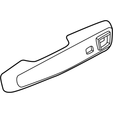 GM 13560723 Cover-Front Side Door Outside Handle *Paint To Mat 13560723 GM Cover-Front Side Door Outside Handle *Paint To Mat Illustration 1 of 1