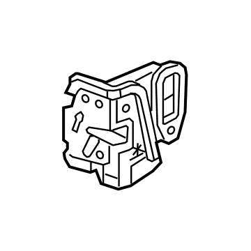 GM 26500284 Latch Assembly-Front Side Door 26500284 GM Latch Assembly-Front Side Door Illustration 1 of 1