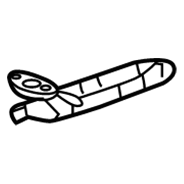 12563954 GM Air Pipe, Driver Side Illustration 1 of 1