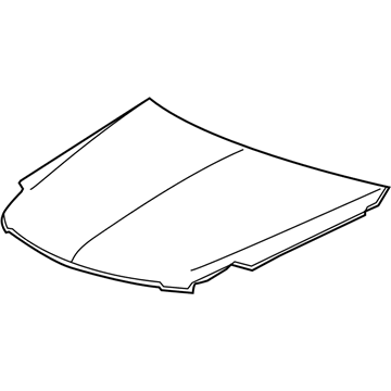 GM 20803589 Hood 20803589 GM Hood Illustration 1 of 1