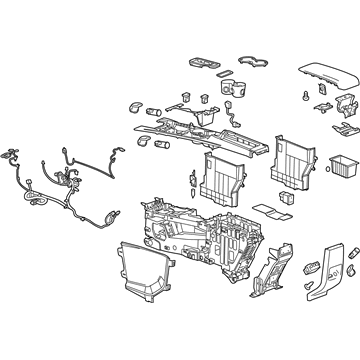 Chevy 20903877 Console Assembly