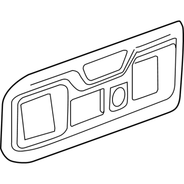 Chevy 86530425 Trim Plate
