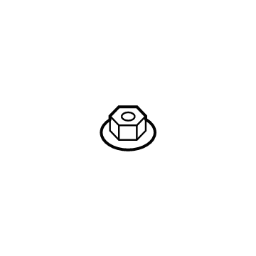 Chevy 11570273 Center Buckle Nut