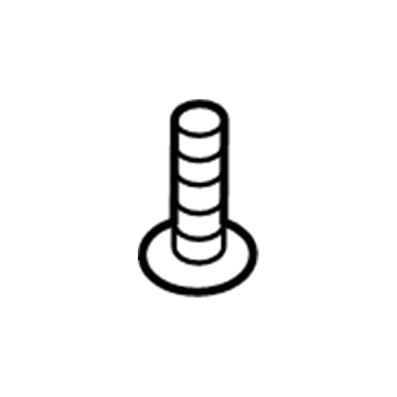 GM 11548971 Center Belt Assembly Bolt 11548971 GM Center Belt Assembly Bolt Illustration 1 of 1