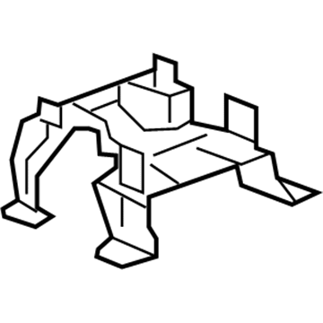 15108742 GM Lower Bracket, Front Illustration 1 of 1