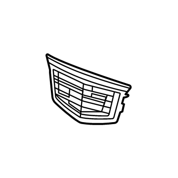 GM 84552880 Emblem, Front 84552880 GM Emblem, Front Illustration 1 of 1