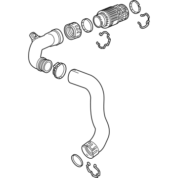 GM 60003643 Intercooler Hose 60003643 GM Intercooler Hose Illustration 1 of 1