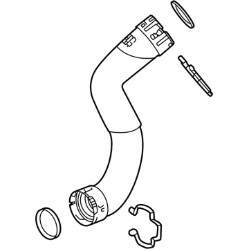 GM 60009112 Hose, Turbocharger / Supercharger Cooling 60009112 GM Hose, Turbocharger / Supercharger Cooling Illustration 1 of 1