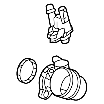 GM 12708500 Duct 12708500 GM Duct Illustration 1 of 1