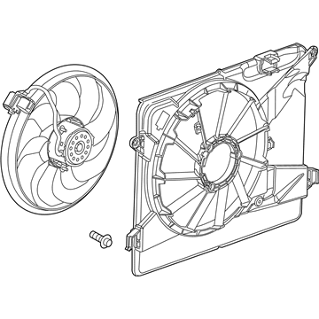 Chevy Trax A/C Condenser Fan - 42441974