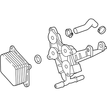 12699659 GM Cooler Assembly Illustration 1 of 1