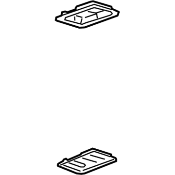 GM 22913341 Center Belt Assembly Bezel 22913341 GM Center Belt Assembly Bezel Illustration 1 of 1