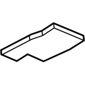 23108051 GM Headliner Pad Illustration 1 of 1